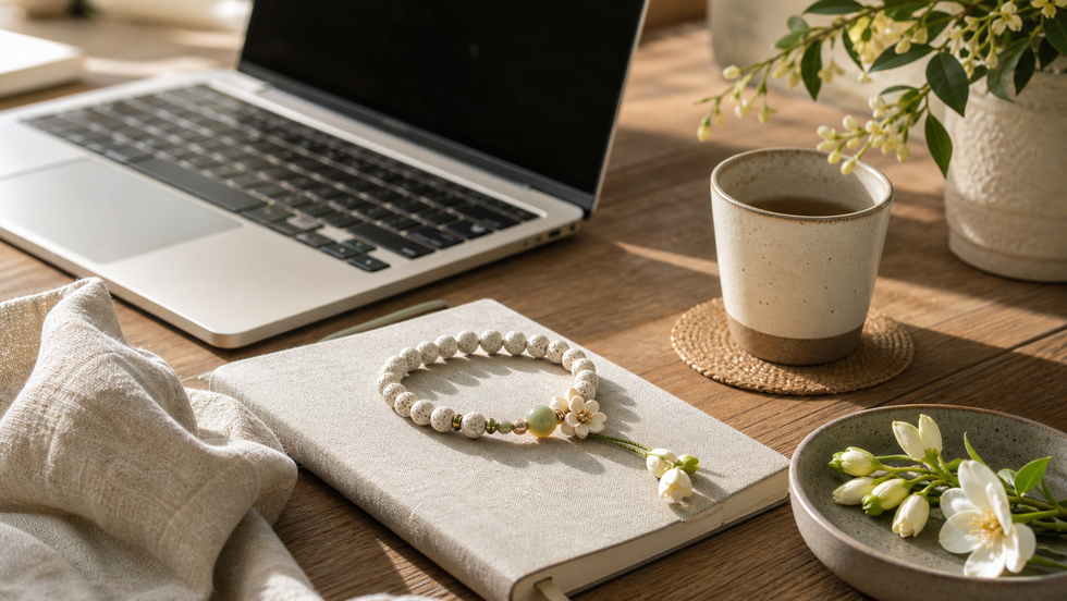 Resetting the Desk Before Deep Work cover image for Botanical Fragrance Bracelets