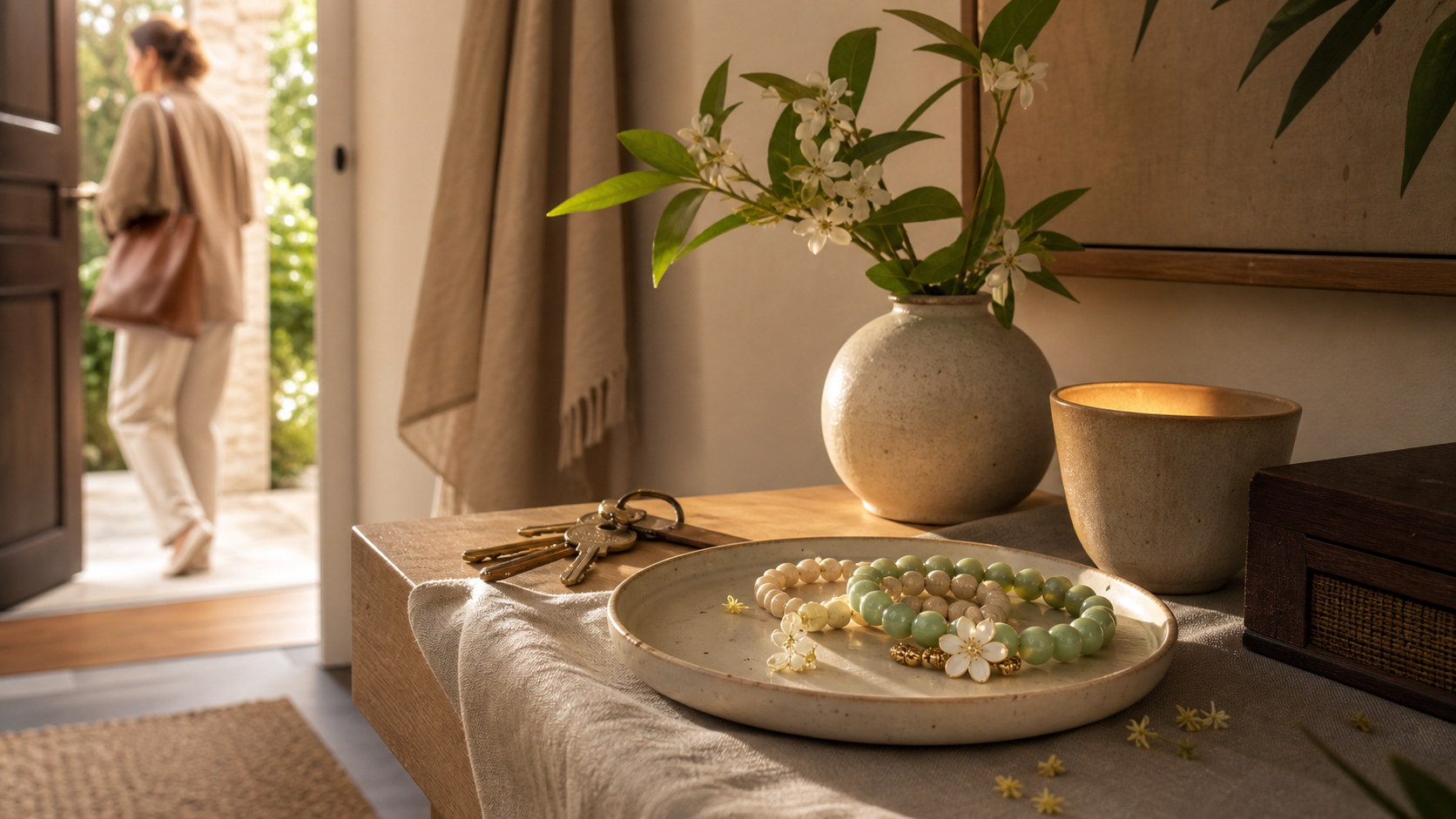 When the Home Feels Heavy After Work cover image for Botanical Fragrance Bracelets