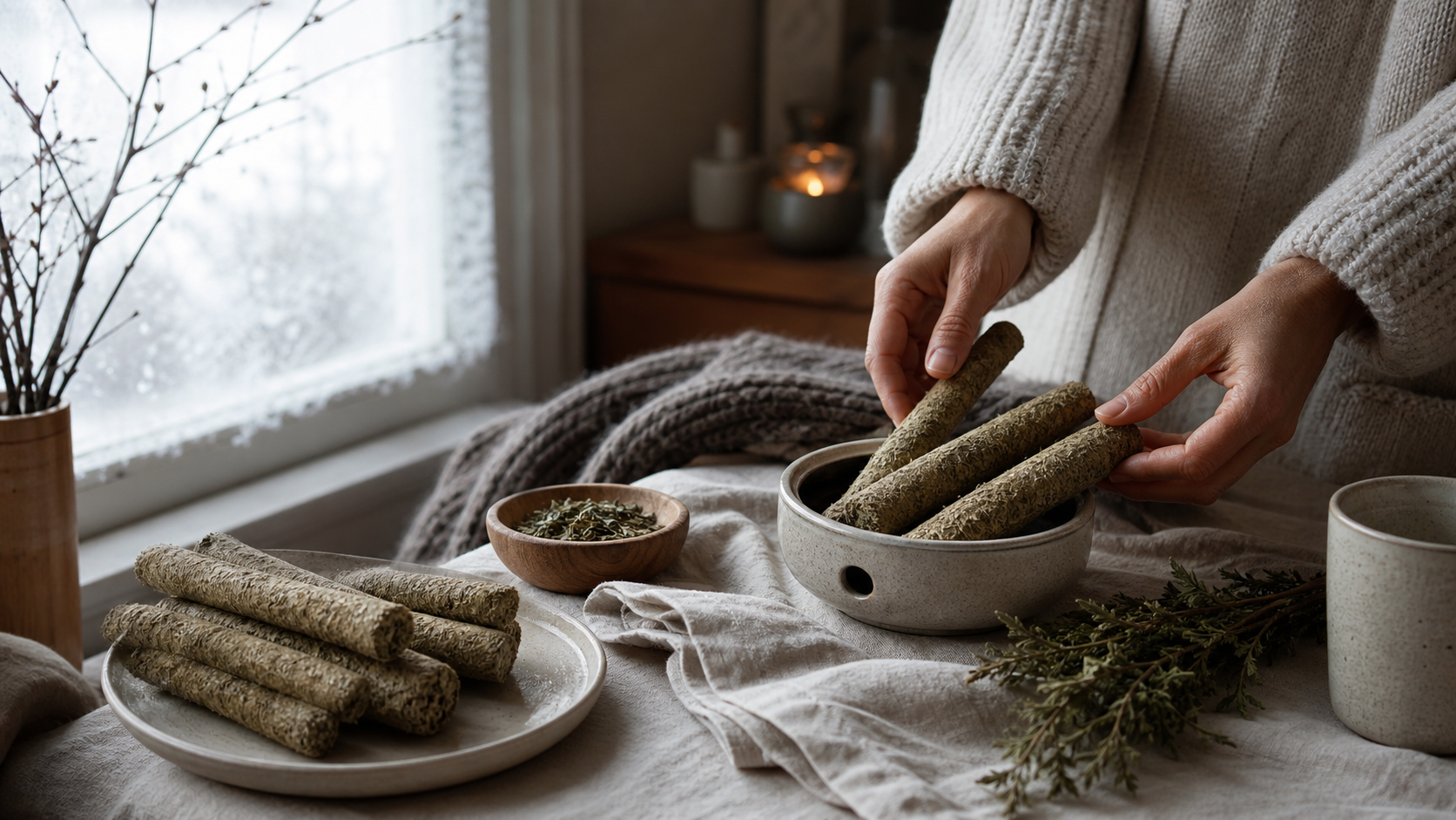 Spring Cold Snaps and Wei Qi cover image for Vital Warmth | Artemisia Moxa Rituals