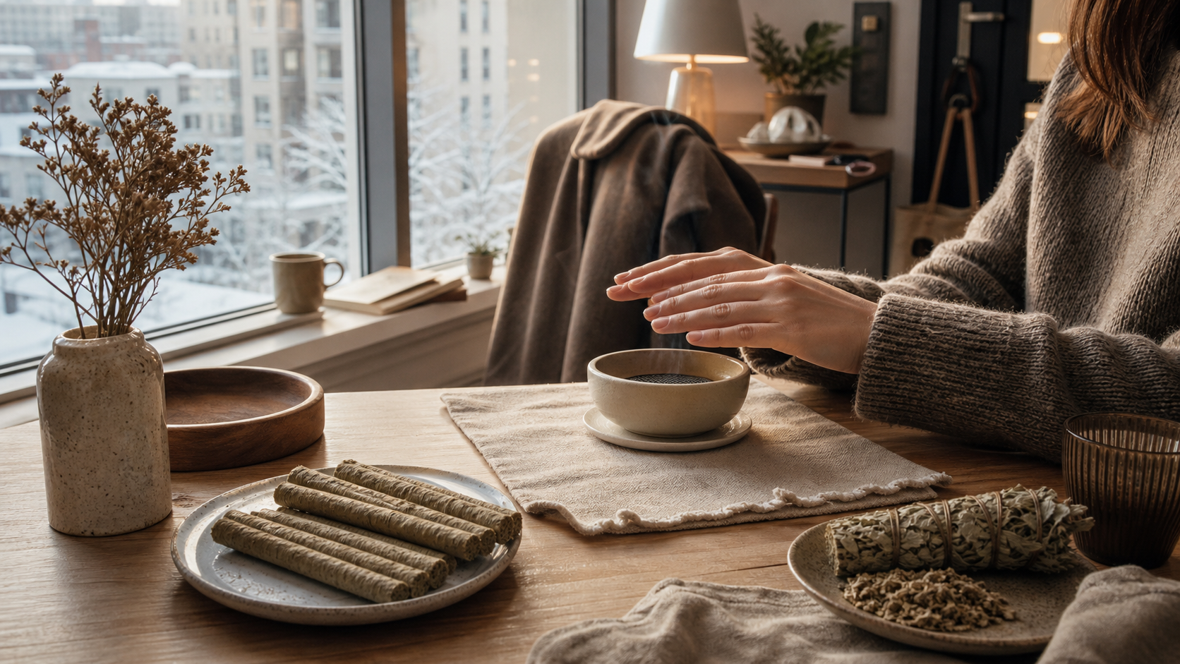 Winter Mornings and Low Inner Fire cover image for Vital Warmth | Artemisia Moxa Rituals