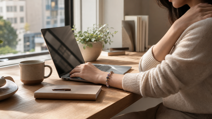 Desk Stress, Shoulder Tension, and Shen cover image for Wearable Zen