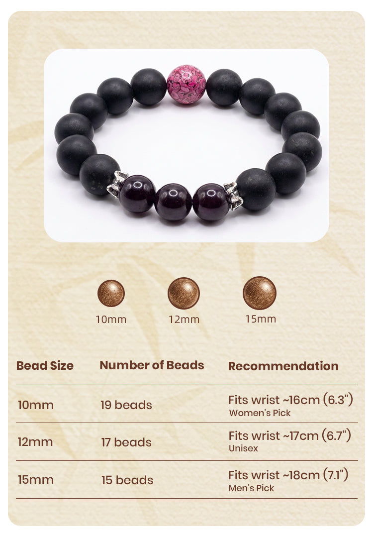 Plum Ember R-B02丨Vintage Chinese Scented Incense Bead Bracelet Handmade Agarwood Sandalwood Aroma