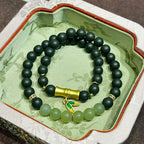 Bamboo Shade Zen Style Botanical Bead Wrap R-B78 Sandalwood, Borneol & Cool Mint Blend