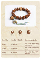 Fuguang Collection R-B12丨Herbal Incense Bead Bracelet, Soft Natural Layered Scent Ornament