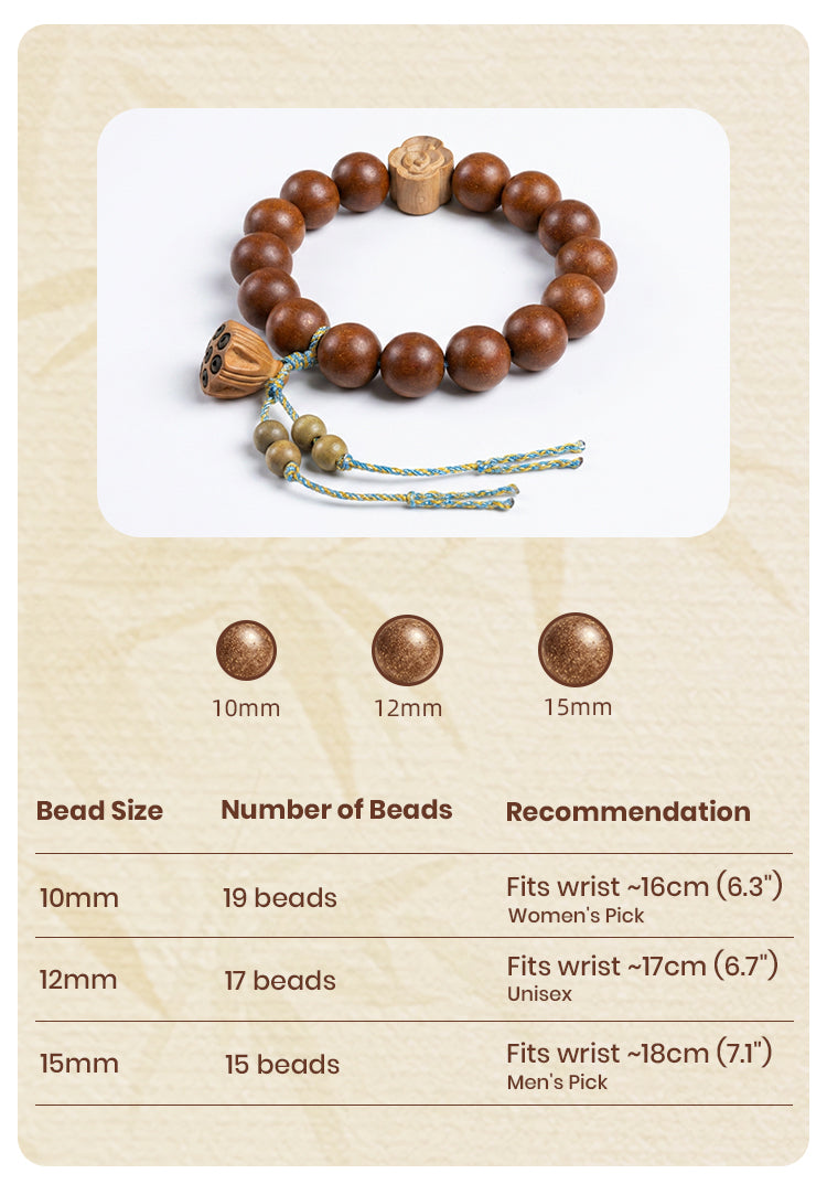 Fuguang Collection R-B12丨Herbal Incense Bead Bracelet, Soft Natural Layered Scent Ornament