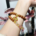 Citrus Timber R-B12 Agarwood Sandalwood Citrus Flower Scent Bead Wrist Ornament Double Loop