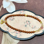 Citrus Timber R-B12 Agarwood Sandalwood Citrus Flower Scent Bead Wrist Ornament Double Loop