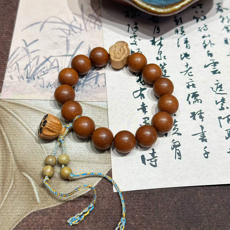 Fuguang Collection R-B12丨Herbal Incense Bead Bracelet, Soft Natural Layered Scent Ornament