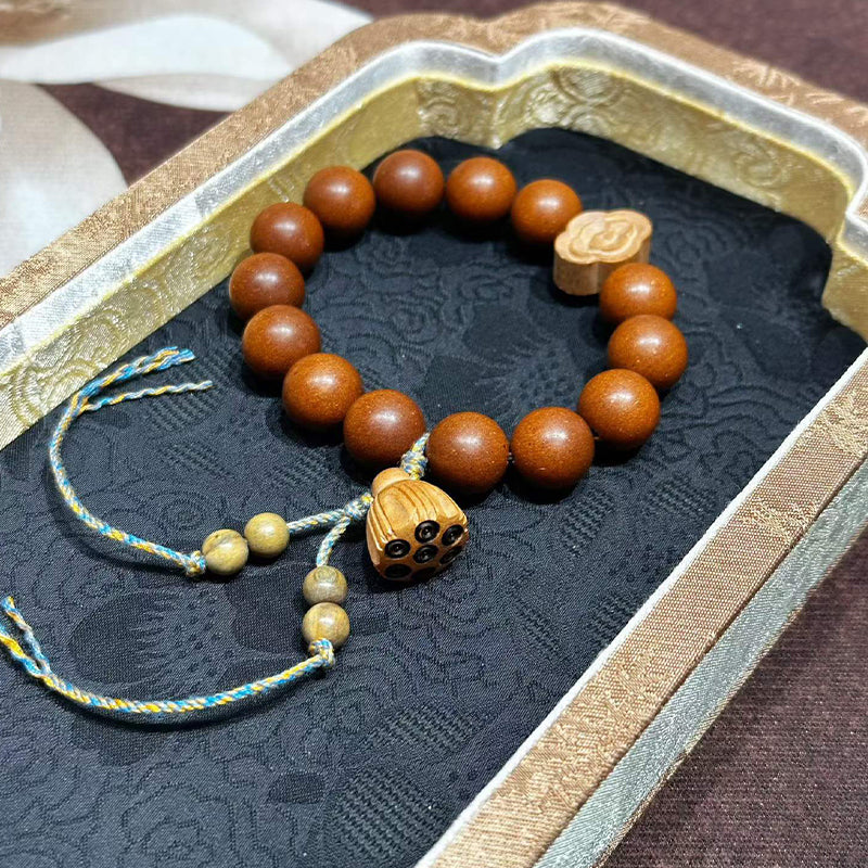 Fuguang Collection R-B12丨Herbal Incense Bead Bracelet, Soft Natural Layered Scent Ornament