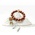 Fuguang Collection R-B12丨Herbal Incense Bead Bracelet, Soft Natural Layered Scent Ornament