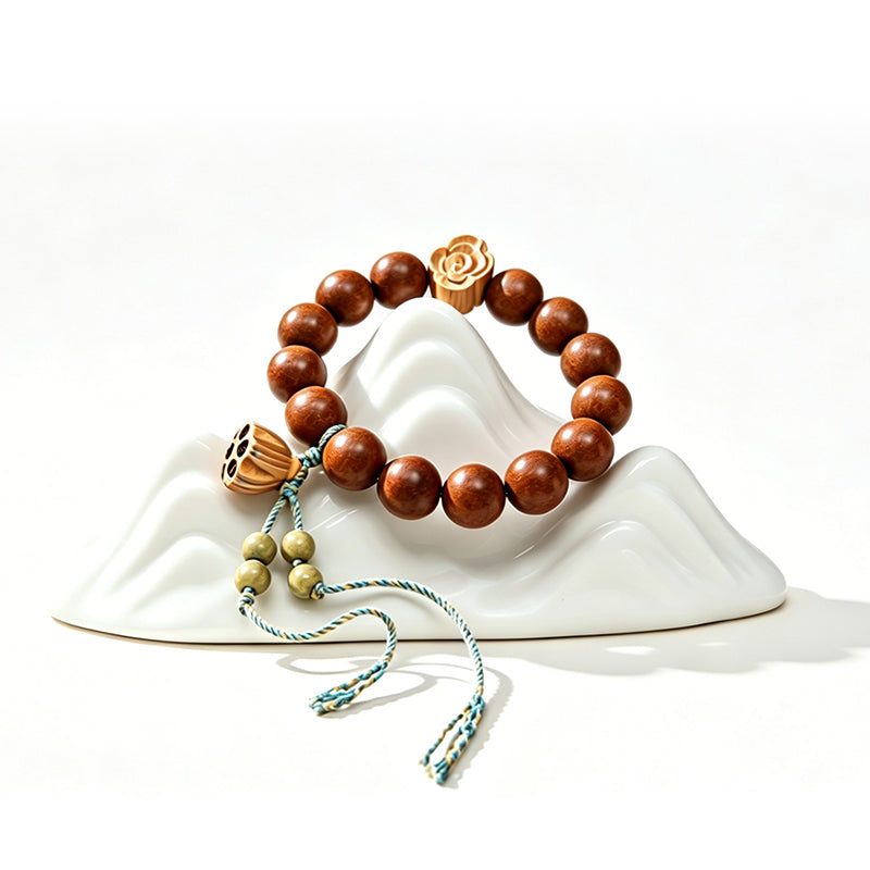 Fuguang Collection R-B12丨Herbal Incense Bead Bracelet, Soft Natural Layered Scent Ornament