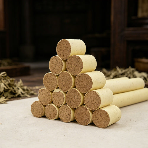 Aged Qizhou moxa sticks, pure moxa, for home use, dispelling dampness and cold, portable moxibustion, handmade moxa cones and moxa sticks.