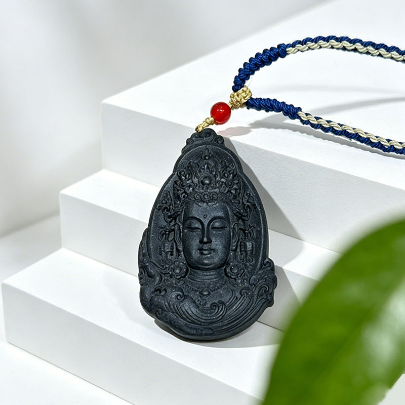 Xuanxiang Mind-Gazing Pendant | Zen Guanyin Incense Plaque