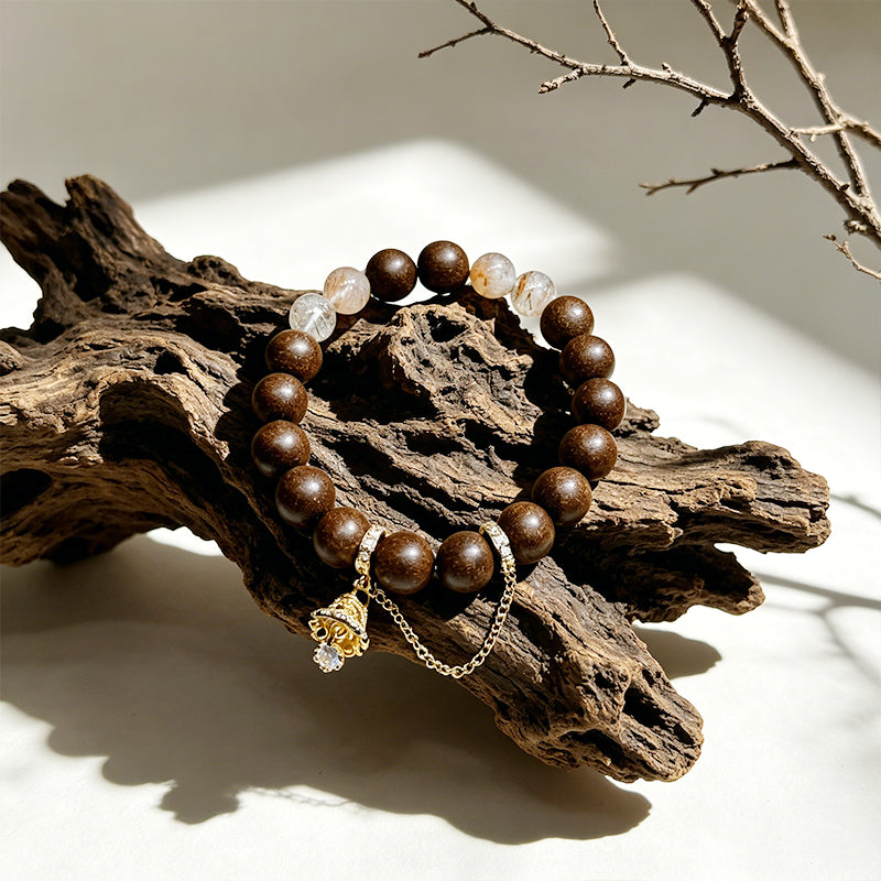 Han Palace Natural Herbal Incense Beads with Crystal Bell