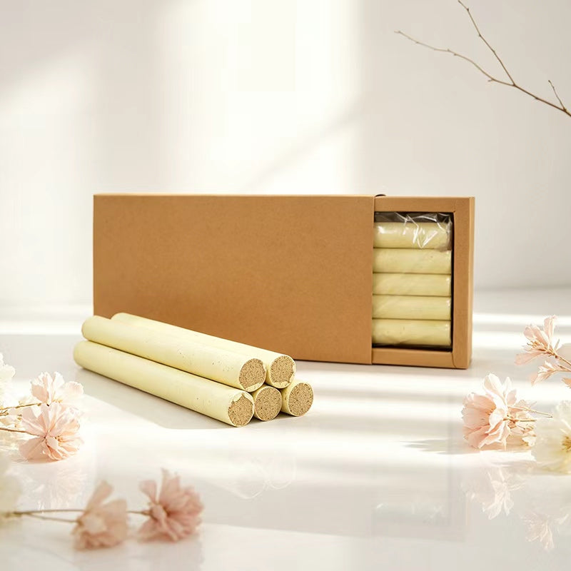 Hand-Rolled Pure Moxa Columns, Natural Mugwort, for Traditional Chinese Therapy