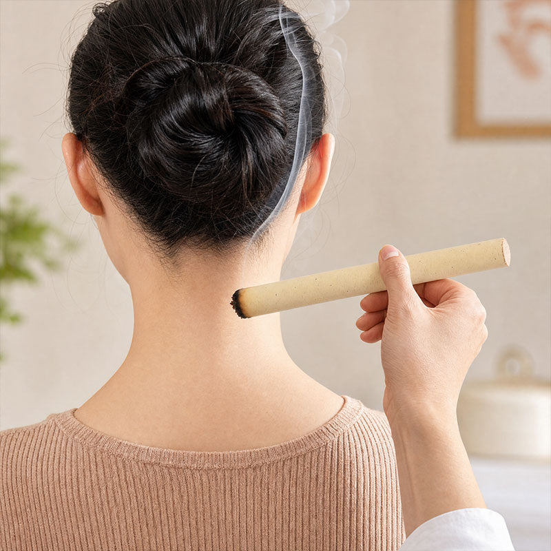 Aged Moxa Sticks, Pure Mugwort Moxibustion Tools for Body Warmth & Relaxation