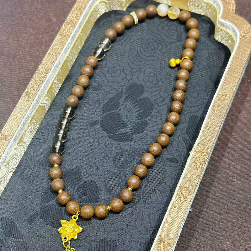 Radiant R-B20 丨Natural Warm Woody Herbal Scent Incense Bead Bracelet Handmade Xi Ji Ancient Improved Formula Wristband