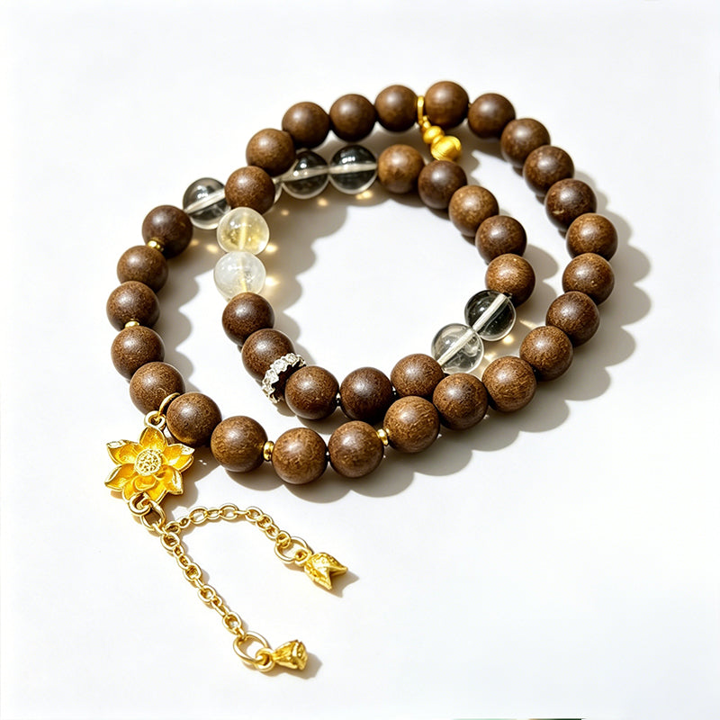 Radiant R-B20 丨Natural Warm Woody Herbal Scent Incense Bead Bracelet Handmade Xi Ji Ancient Improved Formula Wristband
