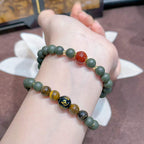 Misty Pine R-B23丨Zen Forest Woody Incense Bead Wristband Multi Natural Plant Scent Double Loop