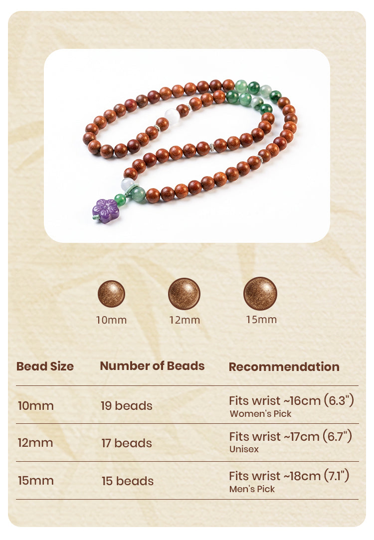 Mellow Core R-B26 丨Natural Mild Warm Ginseng Root Woody Scent  Matte Beads Vintage Dual Loop