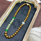Oriental Grace R-B24丨Soft Grounding Woody Fragrance Oriental craft With Natural Stone & Wood Incense Beads