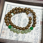 Oriental Grace R-B24丨Soft Grounding Woody Fragrance Oriental craft With Natural Stone & Wood Incense Beads