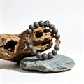 Wild Vine Hush R-B25丨Matte Floral Herb Fragrance Bead Wrist Ornament Crystal Ebony Floral Decor
