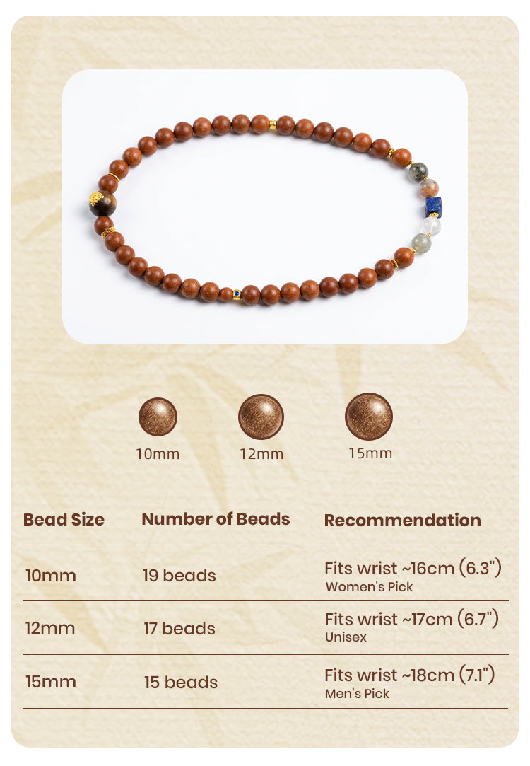Autumn Pomelo R-B27 丨Citrus Pomelo Blossom Incense Bead  Bracelet with Nanmu Wood