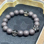 Wild Vine Hush R-B25丨Matte Floral Herb Fragrance Bead Wrist Ornament Crystal Ebony Floral Decor