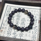 Wild Vine Hush R-B25丨Matte Floral Herb Fragrance Bead Wrist Ornament Crystal Ebony Floral Decor