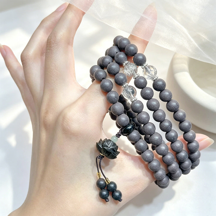 108 Self Hush R-B31丨Mist Hush Floral Botanical 108 Bead Incense Bracelet Lotus Turquoise