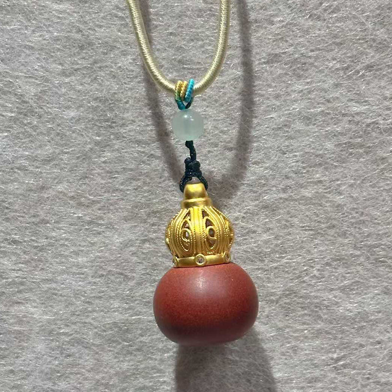 Warm Oriental Scent Gourd Lucky Pendant Necklace