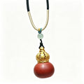 Warm Oriental Scent Gourd Lucky Pendant Necklace