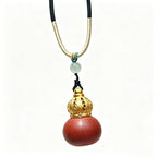 Warm Oriental Scent Gourd Lucky Pendant Necklace