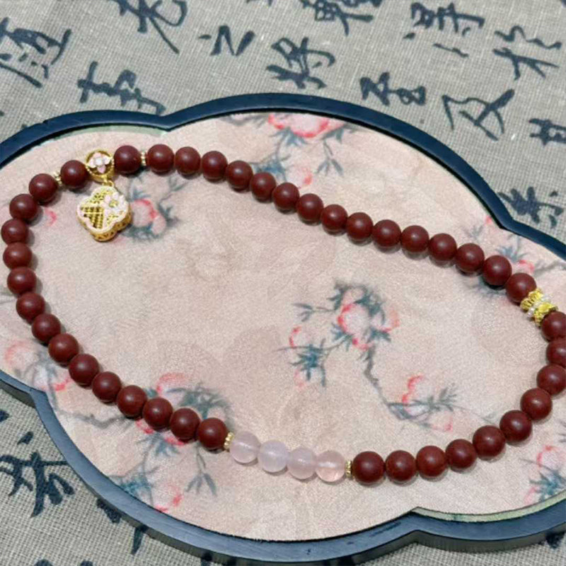 Lady Bloom R-B40丨Tang Dynasty Romantic Floral Woody Scent Wrist Ornament Double Loop