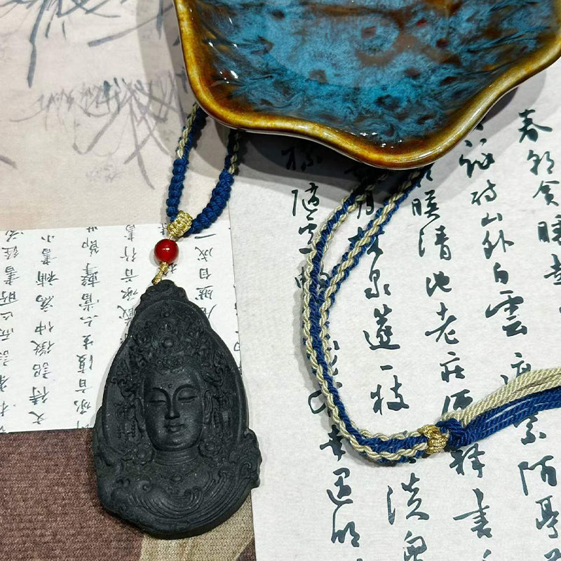 Xuanxiang Mind-Gazing Pendant | Zen Guanyin Incense Plaque