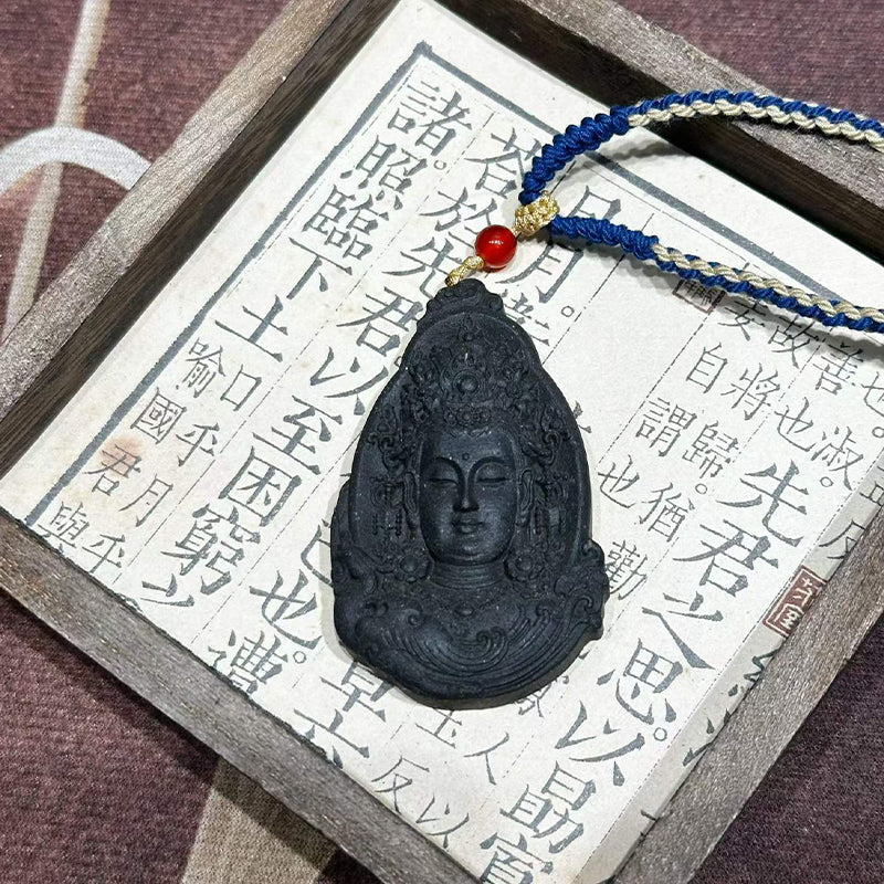 Xuanxiang Mind-Gazing Pendant | Zen Guanyin Incense Plaque