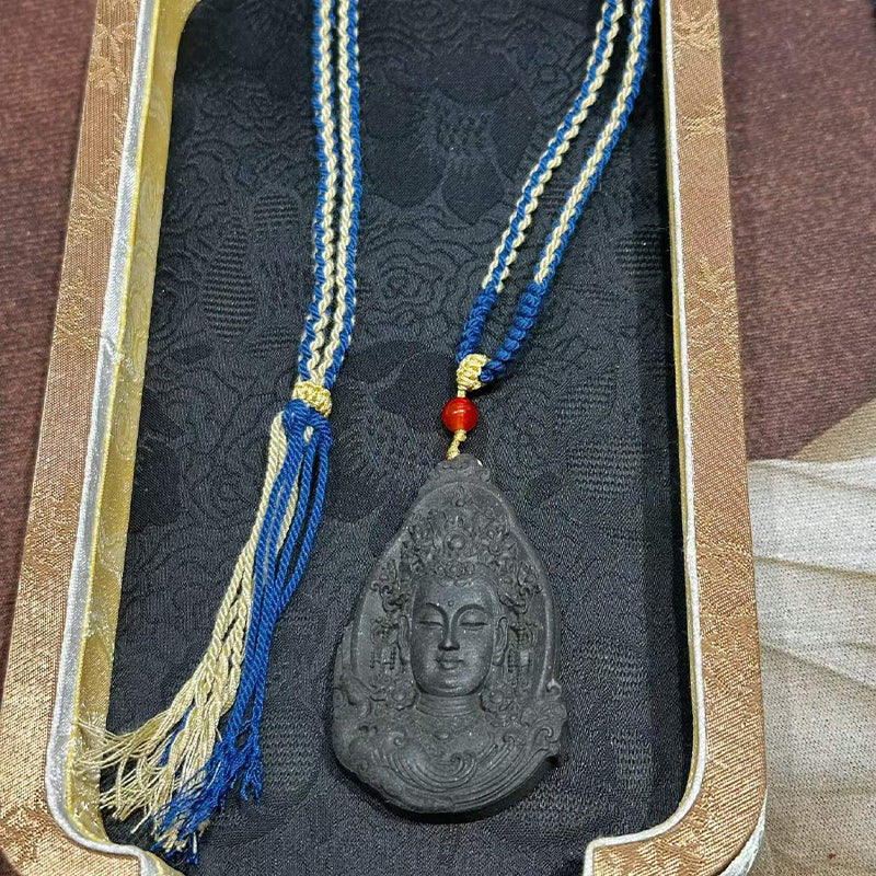 Xuanxiang Mind-Gazing Pendant | Zen Guanyin Incense Plaque