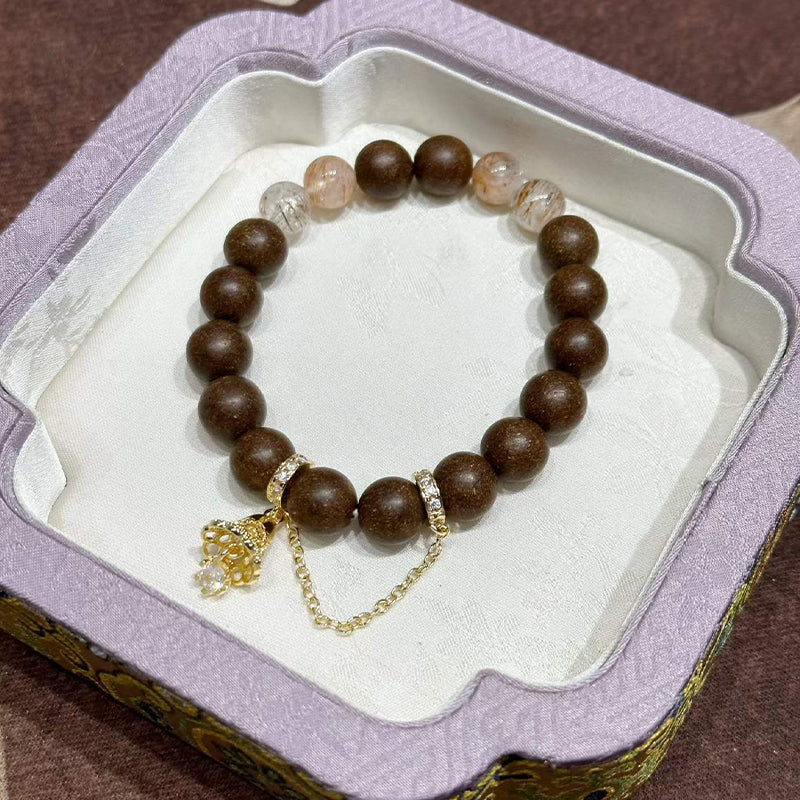 Han Palace Natural Herbal Incense Beads with Crystal Bell