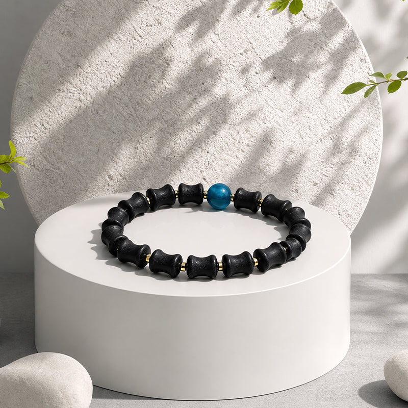 Bamboo Osmanthus R-B05 丨Handcrafted Bamboo Shape Osmanthus Scent Incense Bead Bracelet