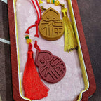 Floral Fragrance Fortune Gourd Pendant