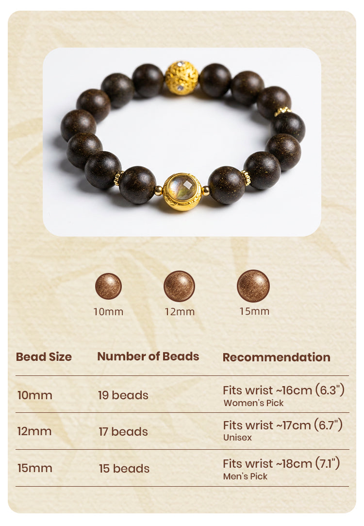 Tang Aroma R-B06 丨 Handmade Tang Palace Ancient Formula Incense Bead Bracelet Natural Agarwood Sandalwood