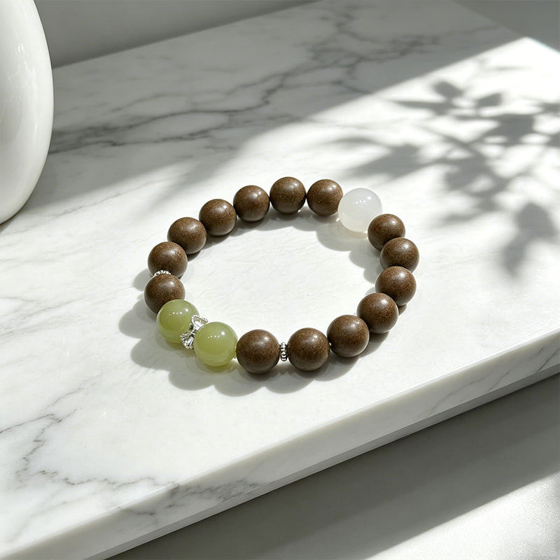 Palace Moon R-B61丨Woody Herbal Scent Bead Wrist Ornament, Ancient Han Palace Moon Wearing Fragrance