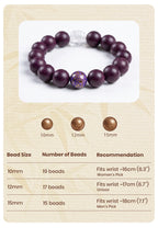 Violet Dream R-B07 丨Ancient Formula Woody Floral Scent Purple Tone Bead Wrist Ornament