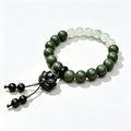 Moon Timber R-B19丨Multi Herb Lavender Fragrance Bead Wrist Ornament Moonstone Ebony Lotus Decor