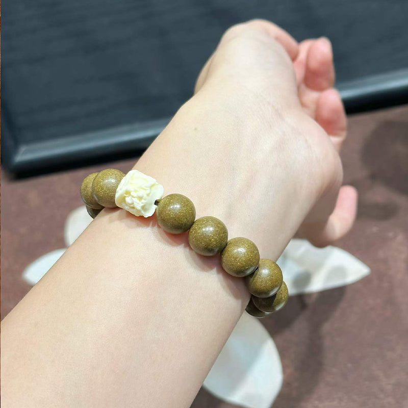 Dewy Jasmine Pearl R-B64 丨Jasmine & Green tea Floral Blend BracelAncient Chinese Fragrance Formula from Traditional Scent Records