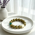 Dewy Jasmine Pearl R-B64 丨Jasmine & Green tea Floral Blend BracelAncient Chinese Fragrance Formula from Traditional Scent Records