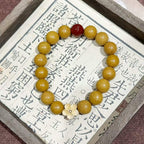 Pear Fruit  Scent Bead R-B68 Wrist Ornament, Ancient Southern Tang Vintage Wearing Fragrance
