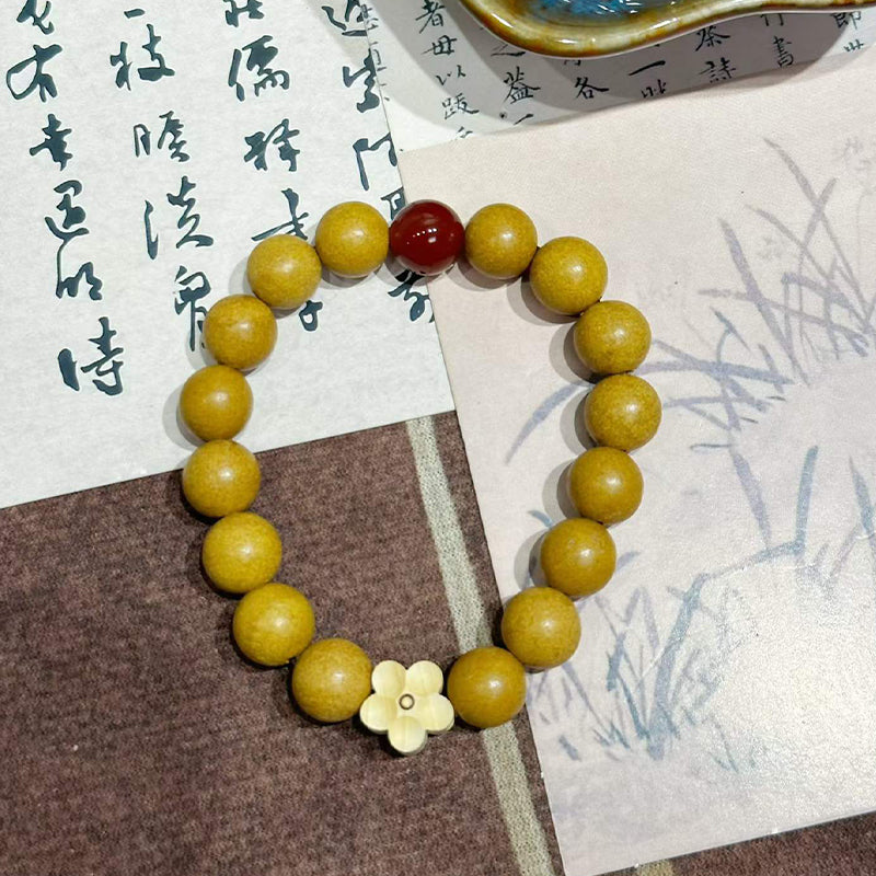 Pear Fruit  Scent Bead R-B68 Wrist Ornament, Ancient Southern Tang Vintage Wearing Fragrance