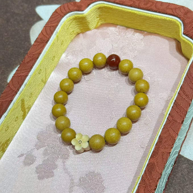 Pear Fruit  Scent Bead R-B68 Wrist Ornament, Ancient Southern Tang Vintage Wearing Fragrance